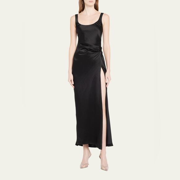 Stuart Weitzman Womens Silver Clear Pointed Stuart Xcurve 100 Slingback Heels 10 - Picture 11 of 11